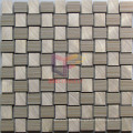 Gold Color Aluminium Mix Beige Weave Shape Mosaic Tiles (CFA78)